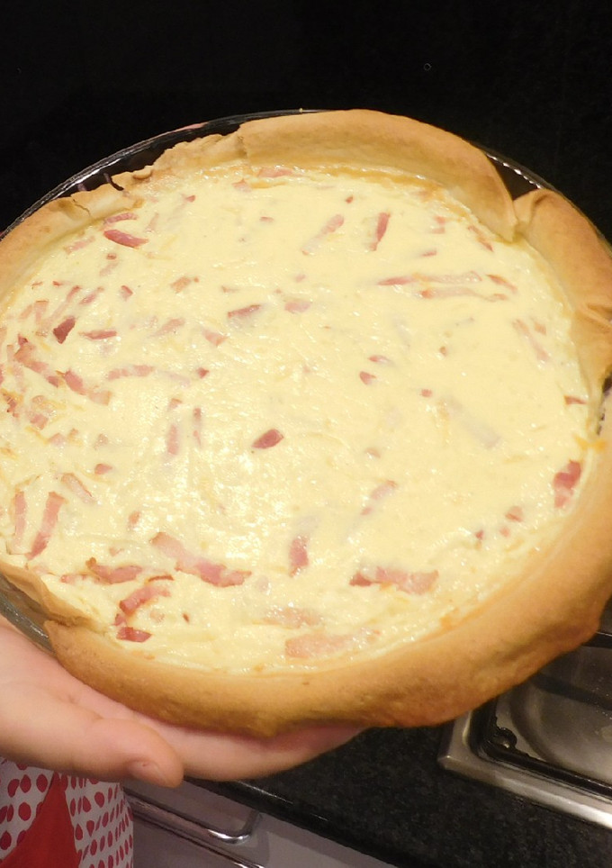 Una foto de Quiche de Beicon y Queso