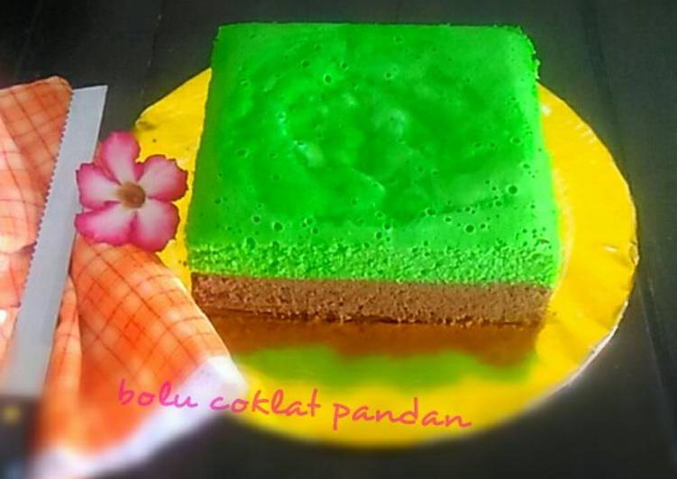 Bolu Coklat Pandan