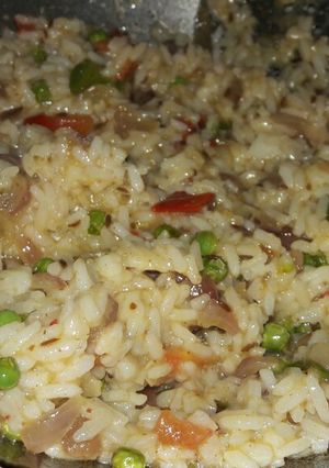 A picture of Veg fried rice.
