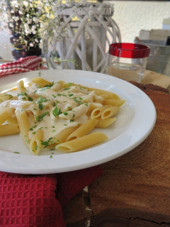 Una foto de Pasta a la parmesana