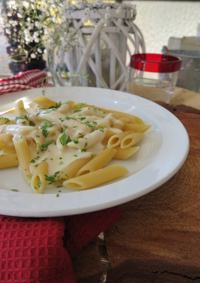 Una foto de Pasta a la parmesana