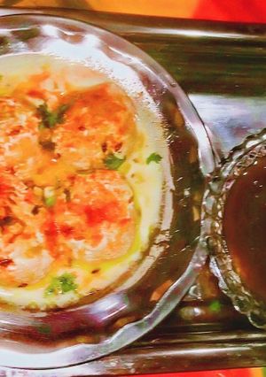 A picture of My style spicy Dahi Bhalle.