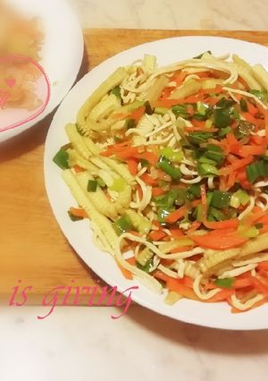 🌾蔥油三絲🌾 的食譜成品照片