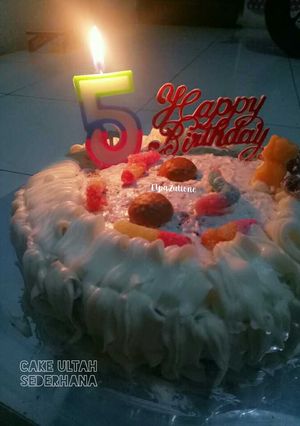 Foto resep Cake ultah sederhana