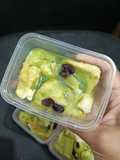Puding Roti Matcha