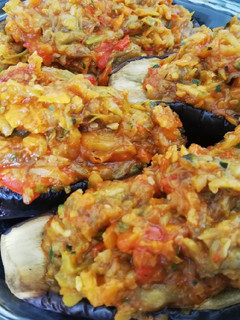 Una foto de Berenjenas veggies