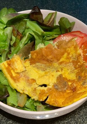 蘑菇馬鈴薯烘蛋 的食譜成品照片