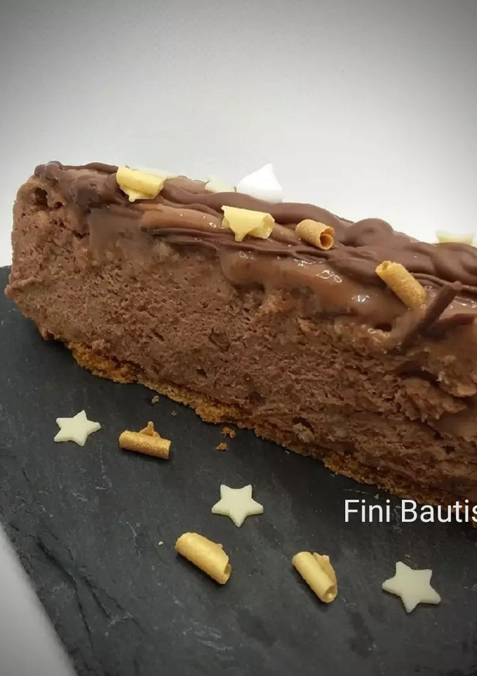 Una foto de Tarta de turrón Suchard