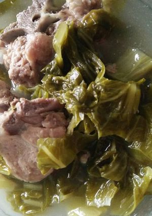 Foto resep Bakut Sayur Asin NON HALAL