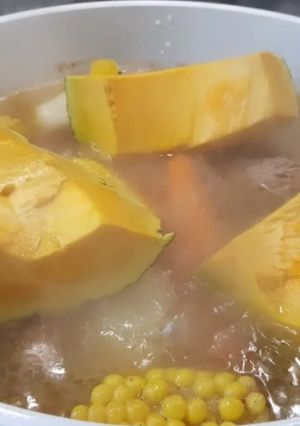 Una foto de Sopa de Kabutia o Cabutiá