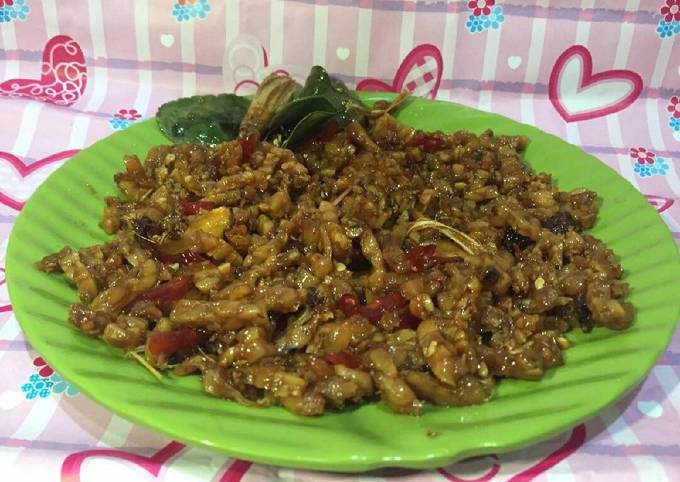 Standar Resep  bikin Kering Tempe Manis Pedas pas dilidah, Gurih nikmat mudah dibuat yang sesuai selera