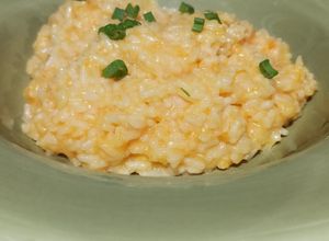 Una foto de Risotto de calabaza