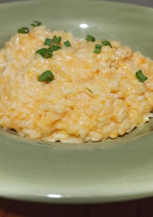 Una foto de Risotto de calabaza