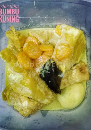 Foto resep Telor Tahu Bumbu Kuning