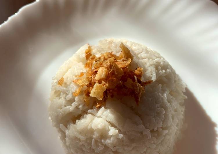 Cara Gampang Menyiapkan Nasi Uduk (Rice Cooker), Sempurna