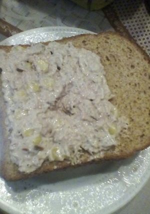 A picture of Tuna Sweet Corn Sandwich Filling.