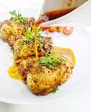 Contramuslos de pollo horneados con especias