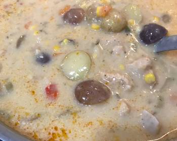 Without Fail Prepare Recipe Chicken corn chowder soup Yummy