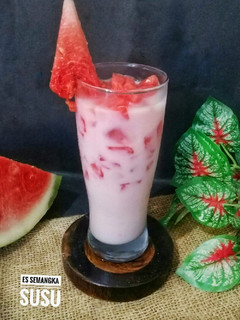 Foto resep Es Semangka Susu