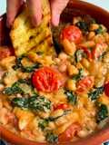 Rustic Spinach and Beans