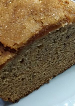 Una foto de Budín de banana con miel