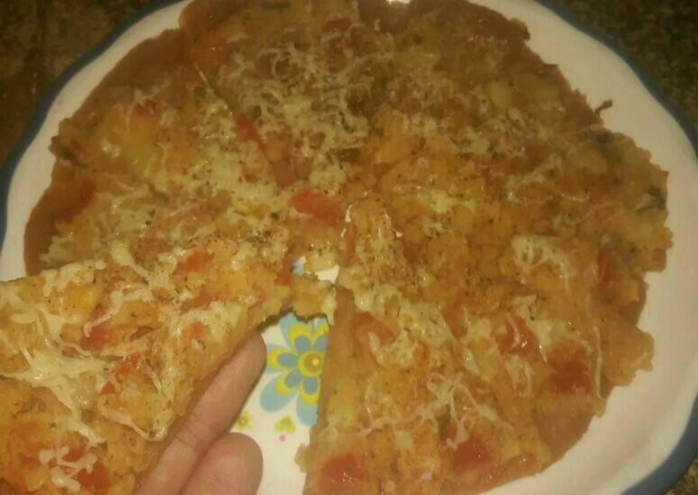 Twisty Healthy Pizza