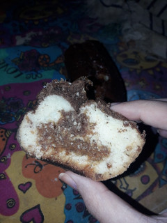Una foto de Budín marmolado con dulce de leche