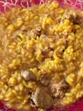 Arroz con higaditos de pollo