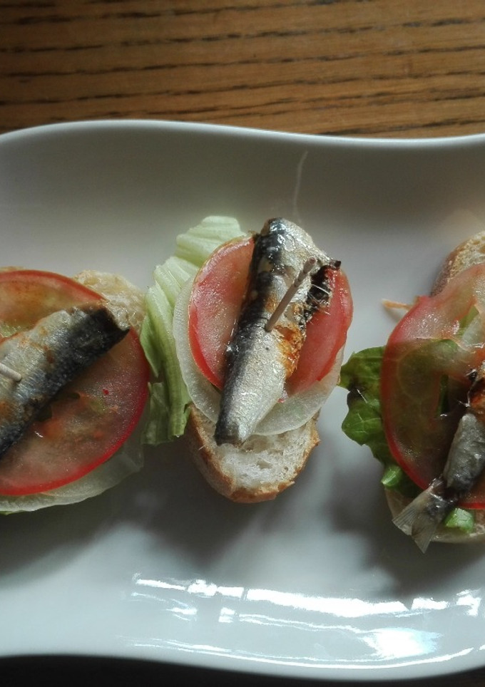 Una foto de Pintxo de xouviña rabiosa