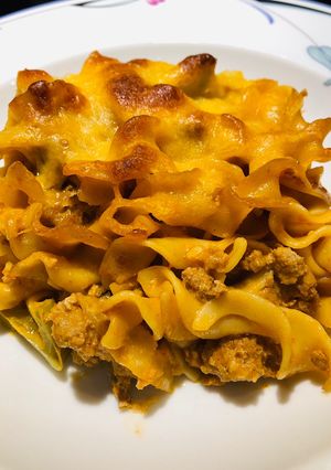 A picture of Quick and Easy Turkey 🦃 Noodle 🍜 Casserole 🥘.