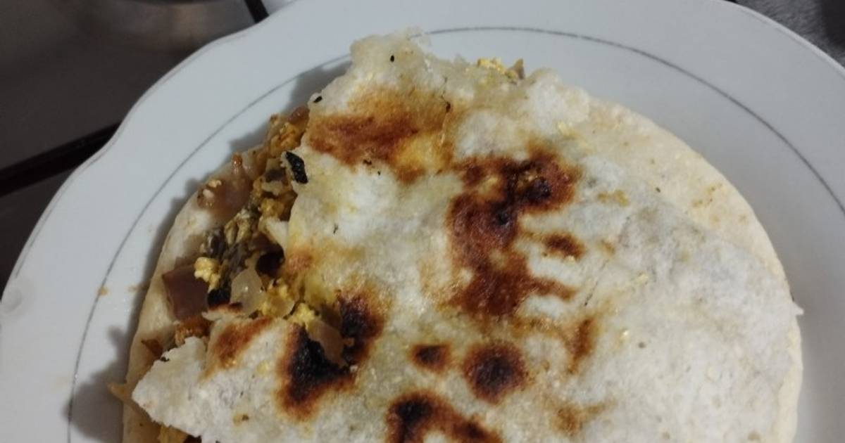 Arepas a la parrilla con carne, Les digo la receta para una…