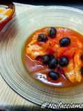Filetti di orata in guazzetto con insalata di finocchi e arance