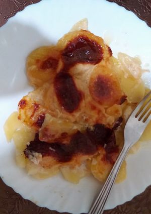 صورة لوصفة ڨراتان بطاطا بالحليب 🥔🥛