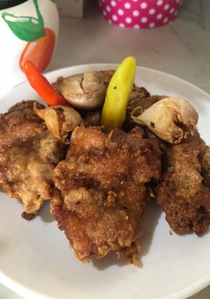 Foto resep 21. Ayam Goreng filet Bawang putih Kekinian rasanya kress dalamnya juicy enak