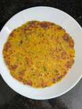 Leftover Basmati Aloo Pyaz Rice Pulao Paratha