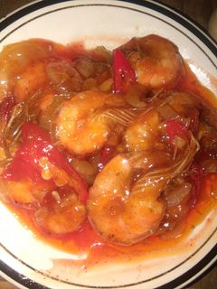Foto resep Udang saos asam manis simpel
