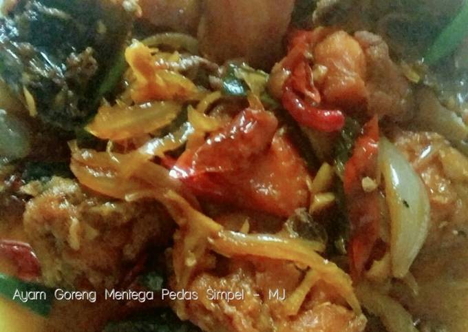 Ayam Goreng Mentega Pedas Simpel