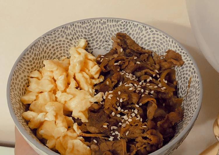 Resep Teriyaki Beef Bowl ala yoshinoya Anti Gagal