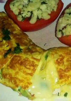 Foto resep Omelette lumer keju