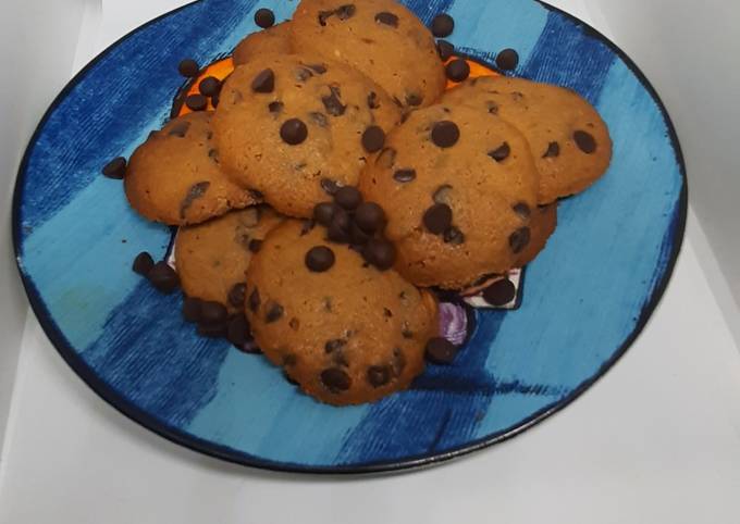 Choco chip cookies enak & mudah