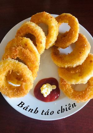 Hình của món Bánh táo chiên.