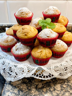 Una foto de Muffin con turrón de jijona
