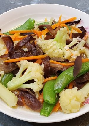 青菜炒 的食譜成品照片