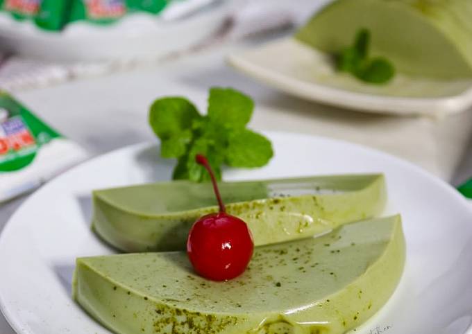 Langkah Mudah untuk Menyiapkan Pudding Coconut Milk Matcha Anti Gagal