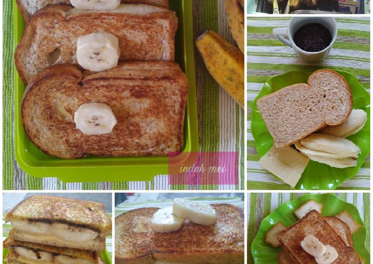 Bagaimana Menyiapkan Roti Bakar Isi Pisang, Menggugah Selera