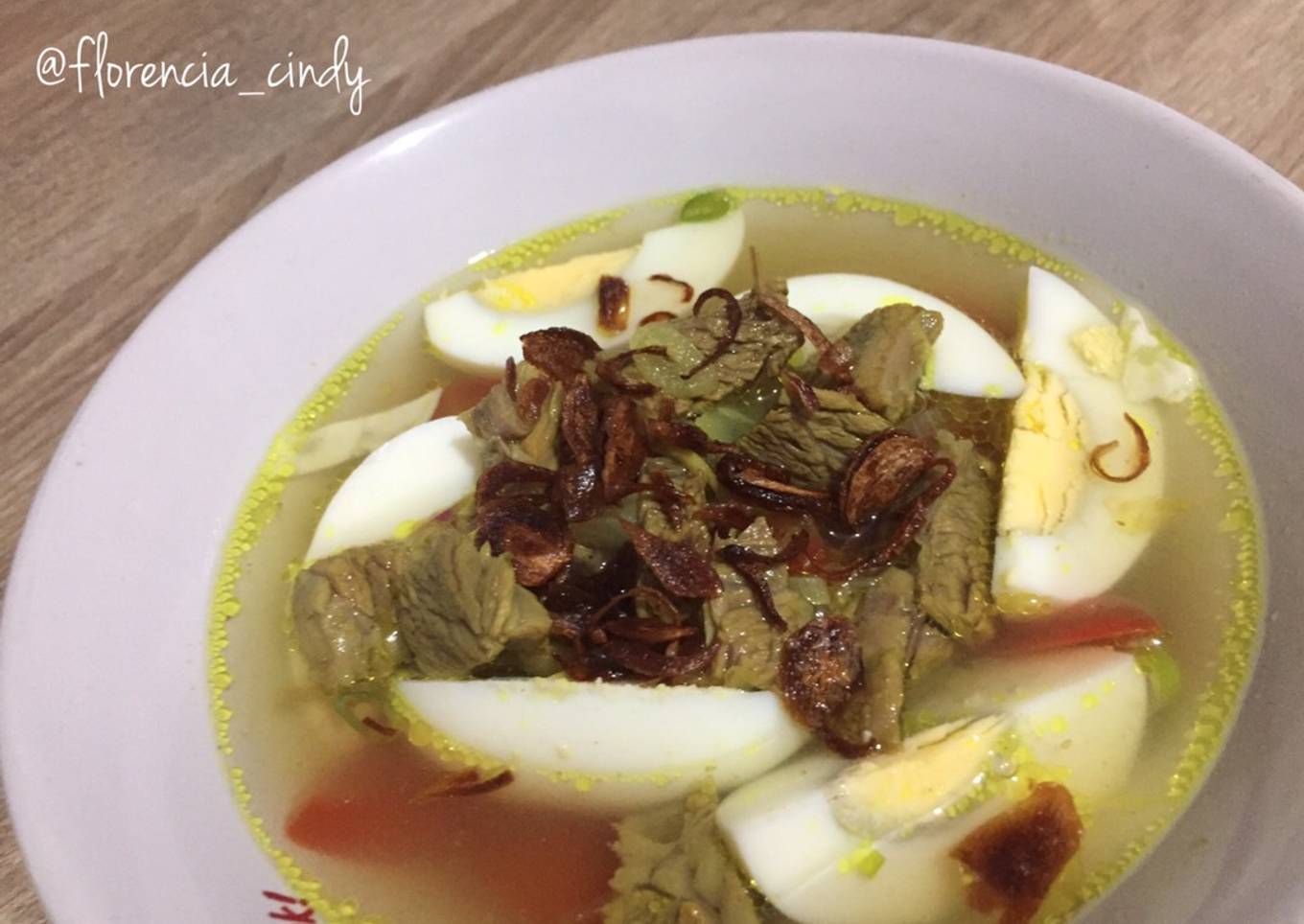 Soto Daging Bening