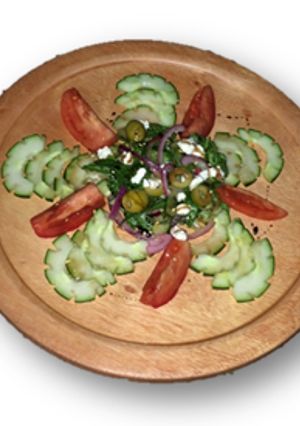Una foto de Ensalada griega