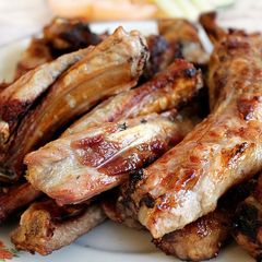 A picture of Pork BBQ | Dharane Kalo Bungurko Sekuwa.