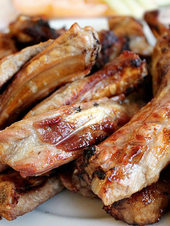 A picture of Pork BBQ | Dharane Kalo Bungurko Sekuwa.