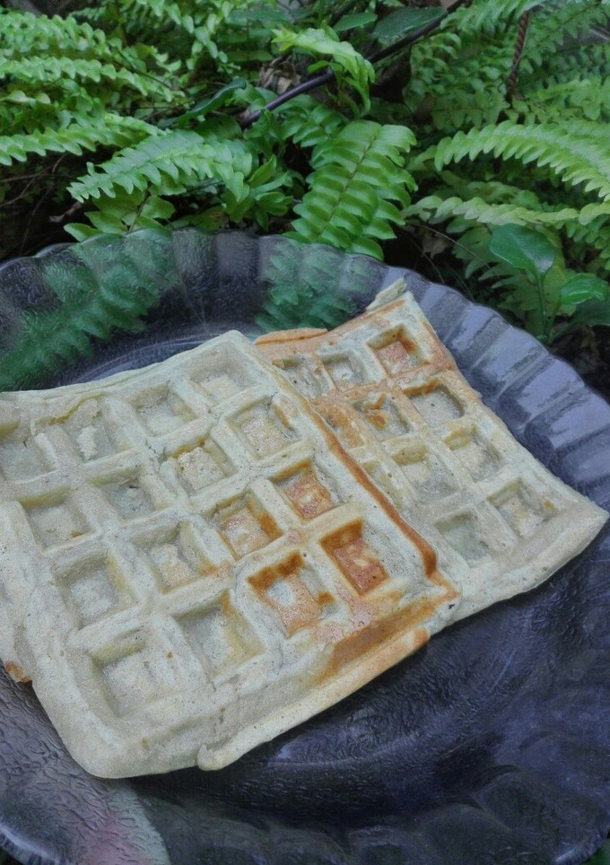 Una foto de Waffles de banana ♥